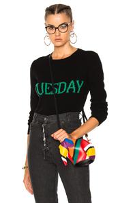 Alberta Ferretti Tuesday Crewneck Sweater In Black