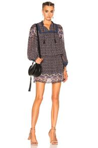 Ulla Johnson Reema Dress In Blue,floral,purple