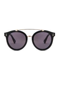 Stella Mccartney Pantos Frame Sunglasses In Black