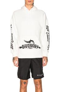 Givenchy Logo Hoodie In White