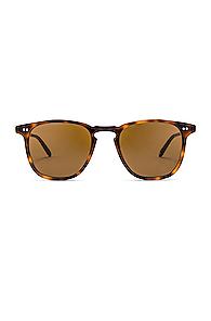 Garrett Leight Brooks 47 In Brown