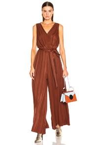 Raquel Allegra Jumpsuit In Brown