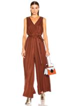 Raquel Allegra Jumpsuit In Brown