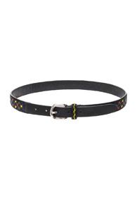 Isabel Marant Beaded Belt In Black, ,geometric Print