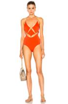 Sand & Blue Diamond Swimsuit In Red