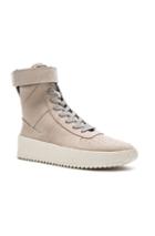 Fear Of God Military Leather Sneakers In Gray