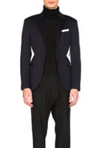Neil Barrett Fine Double Bonded Sweatshirt Jacket In Blue
