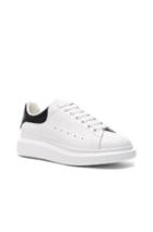 Alexander Mcqueen Leather Platform Low Top Sneakers In White