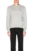 Calvin Klein 205w39nyc French Terry Crew Neck Sweatshirt In Gray