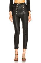 Marissa Webb Alma Stretch Leather Pant In Black