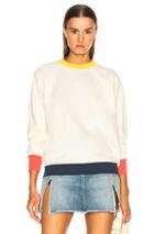 Frame Colorblock Sweatshirt In Neutrals