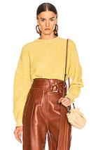 A.l.c. Webster Sweater In Yellow