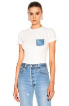Helmut Lang Pocket T In White