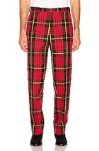 Cobra Sc Classic Plaid Trousers In Plaid,red