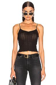 John Elliott Vera Cami Top In Black