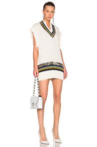 Maison Margiela Studded Sweater Vest In White