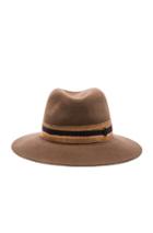 Maison Michel Henrietta Hat In Brown