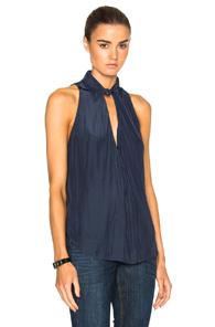 Calvin Rucker Rather B Top In Blue