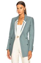 Blaze Milano Midday Sun Sky Everyday Double Breasted Blazer In Blue