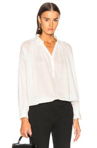 Nili Lotan Miles Blouse In Neutrals