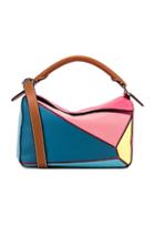Loewe Puzzle Small Bag In Blue,pink