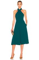Nicholas Halter Split Jumpsuit In Green