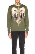 Marcelo Burlon Groningen Crewneck Sweatshirt In Green