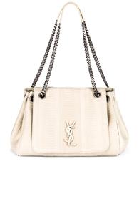 Saint Laurent Medium Nolita Chain Bag In White