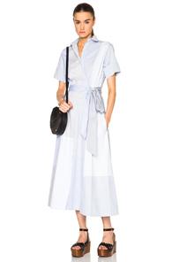 Lisa Marie Fernandez Shirt Dress In Blue