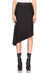 Ann Demeulemeester Asymmetric Skirt In Black