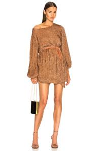 Retrofete Grace Dress In Metallics