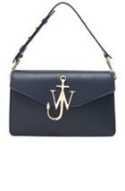 Jw Anderson Logo Purse In Blue
