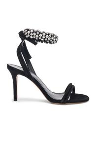Isabel Marant Suede Alrin Sandals In Black