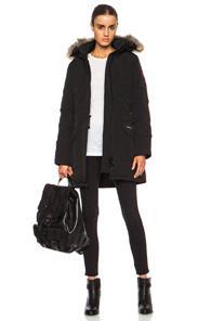 Canada Goose Trillium Poly-blend Parka In Black