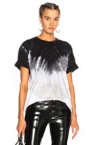 Baja East Supima Cotton Jersey Tee In Black,gray,ombre & Tie Dye,white