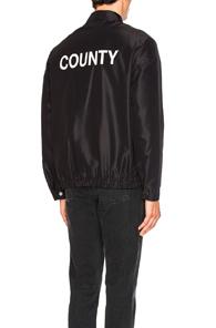 Alexander Wang Oakland Coach's Jacket In Black