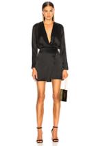 Cushnie Et Ochs Blouson Mini Dress In Black