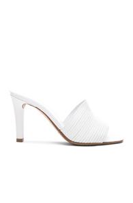 Maison Margiela Leather Heels In White
