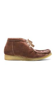 Ulla Johnson Velvet Demetra High Wallabee In Pink