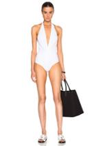 Karla Colletto Basics Low Back Swimsuit In White