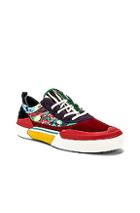 Stratica International Wilshire Deck Shoe In Animal Print,red,purple