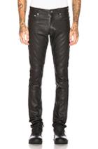 Alyx Leather 5 Pocket Jean In Black