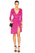 Diane Von Furstenberg Julian Two Wrap Dress In Pink,floral