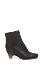 Maison Margiela Leather Booties In Black