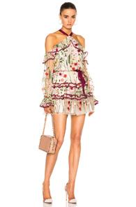 Alexis Adeline Dress In Floral,purple