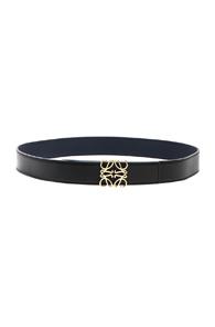 Loewe Anagram Belt In Black