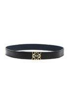 Loewe Anagram Belt In Black