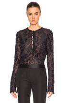 Kate Sylvester Aimee Top In Black,blue