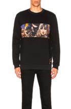 Givenchy Virgo Sweatshirt In Abstract,black,orange