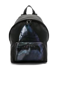Givenchy Flat Pocket Shark Backpack In Black